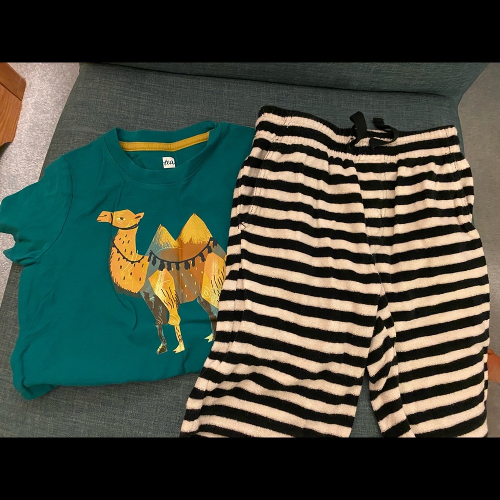 Tea set 7 top 6 shorts.
